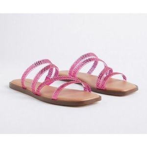 Torrid Pink Strappy Sandals NWT